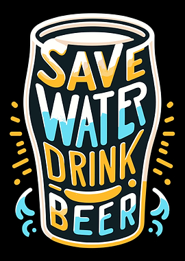 Save Water Drink Beer