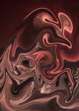 Abstract Swirling Art