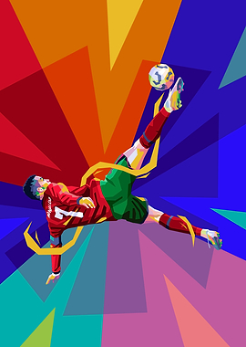 Soccer Player in Action