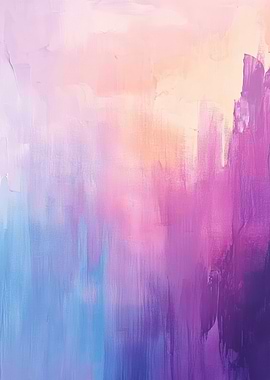 Abstract Pastel Painting