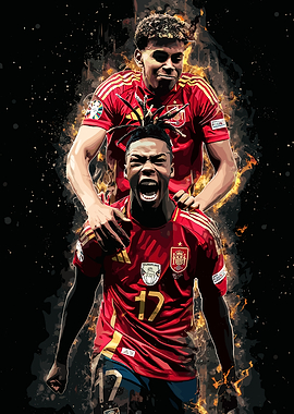 Williams JR & Lamine Yamal Goal Celebration