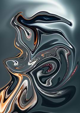 Abstract Liquid Swirls