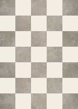 Checkerboard Geometric Rhythm Pattern