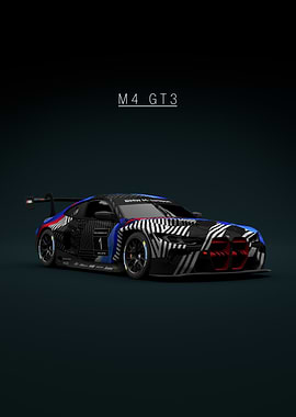 BMW M4 GT3 - No 1 - Front - Race Car