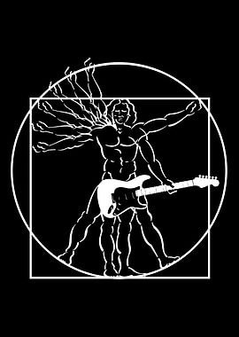 Guitar Vitruvian Man