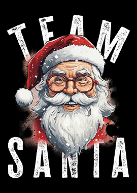 Team Santa Christmas Graphic