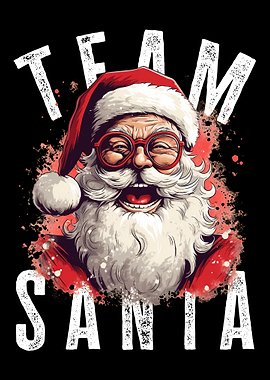 Team Santa Christmas Graphic
