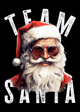 Team Santa Christmas Graphic