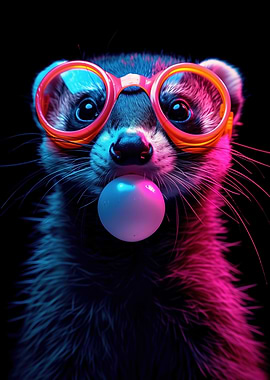 Ferret neon Bubblegum