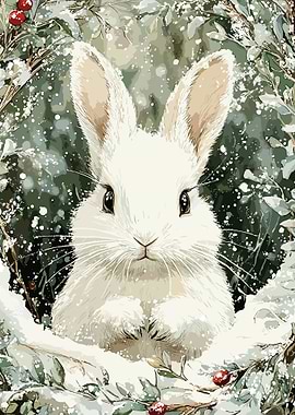 White Rabbit in Winter