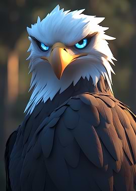 Fierce Eagle Portrait