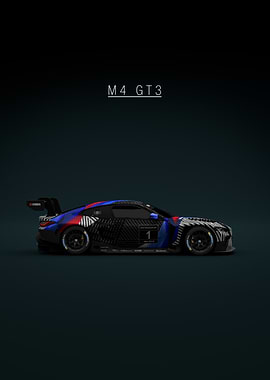 BMW M4 GT3 No 1 - Race Car
