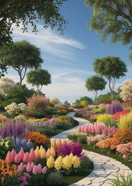 Flower Garden Path