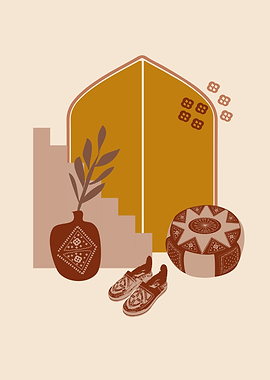 Moroccan Inspired Art Print