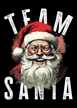Team Santa Christmas Graphic