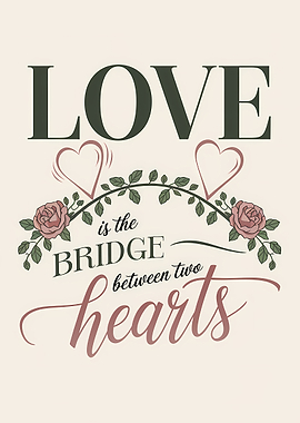 Love is the Bridge Between Two Hearts