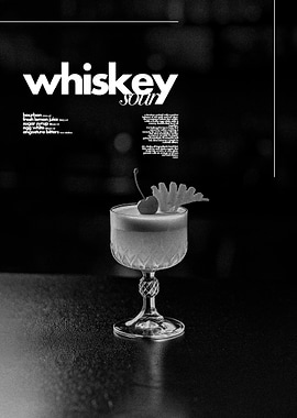 Whiskey Sour, Black and White