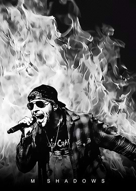 M. Shadows Black and White