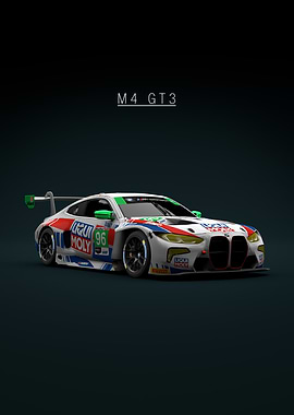 BMW M4 GT3 - Turner Motorsport 96 - Front - Green Tint