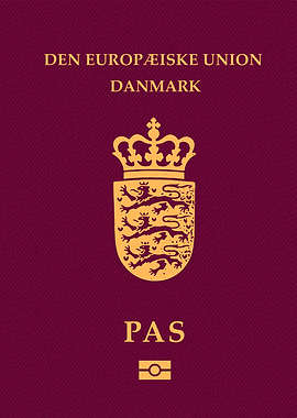 Danish Passport Cover
