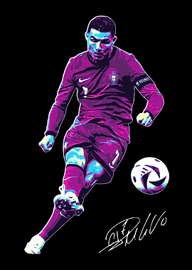 Cristiano Ronaldo Soccer Art