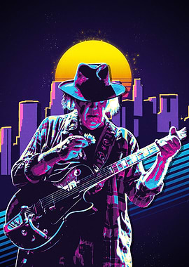 Neil Young Retro Style