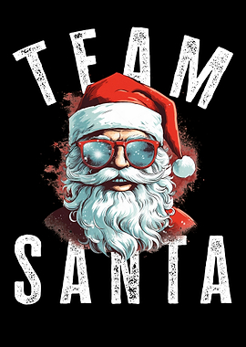 Team Santa Christmas Graphic