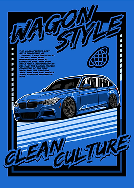 BMW F31 Wagon Style Clean Blue