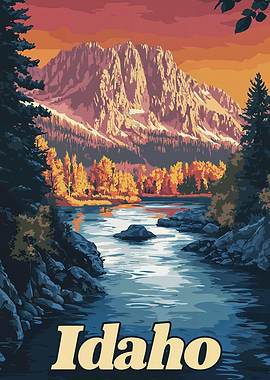 Idaho Mountain River