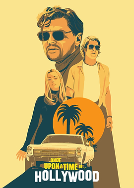 Once Upon a Time in Hollywood Poster