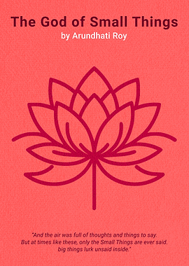 The God of Small Things Minimalist Book Cover