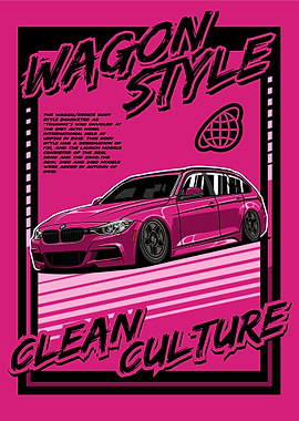 BMW F31 Wagon Style Clean Pink