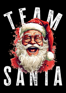 Team Santa Christmas Design