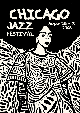 Chicago Jazz Festival Poster