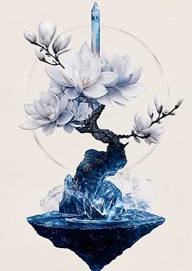 Crystal Magnolia Tree