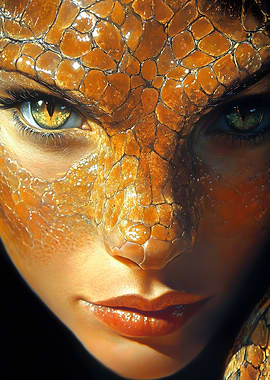 Snake Skin Woman
