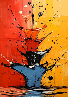 Abstract Oil Painting