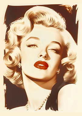 Marilyn Monroe Vintage Poster