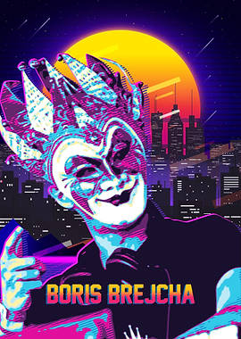 Boris Brejcha Retro Poster