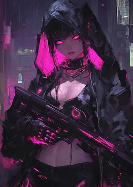 Cyberpunk Anime Girl