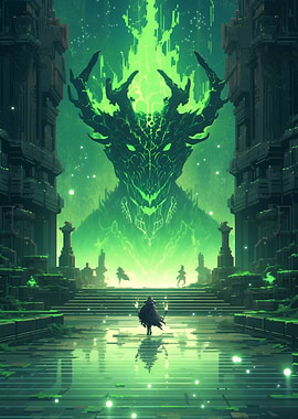 Green Demon Boss Fight