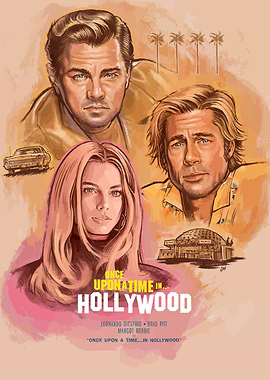 Once Upon a Time in Hollywood Poster