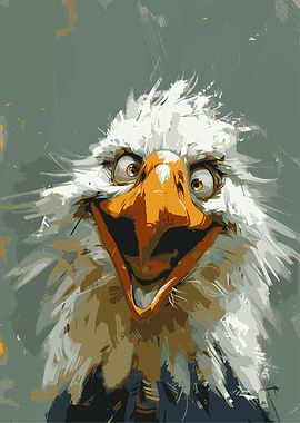 Jocular Eagle Portrait