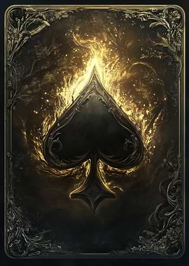 Ace of Spades Card Art