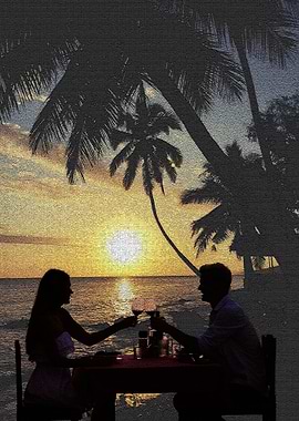 Romantic Sunset Dinner