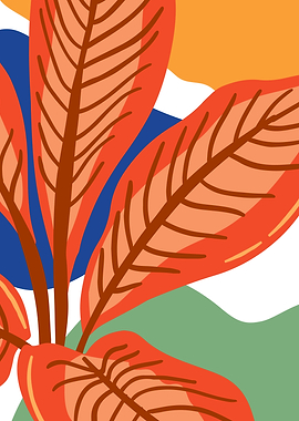 Abstract Tropical Leaves