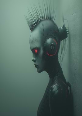Cyberpunk Android Portrait