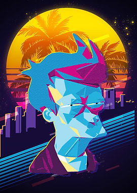 Futurama Fry not sure meme 80s Retro