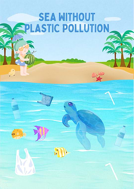 Sea Without Plastic Pollution