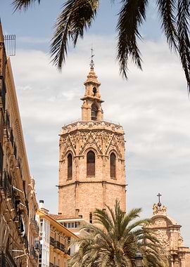 Spanish Church Tower Valencia